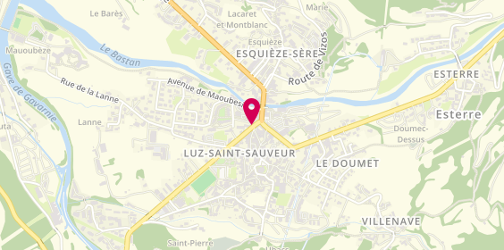 Plan de Cafe de l'Europe, 6 avenue de Saint-Sauveur, 65120 Luz-Saint-Sauveur