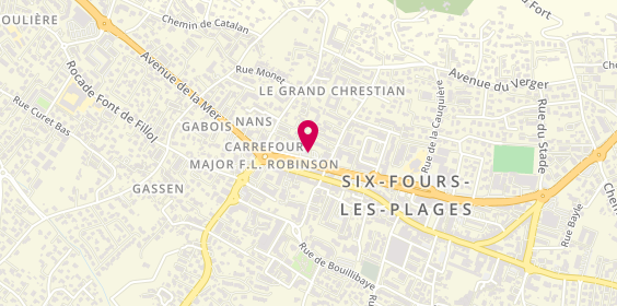 Plan de Vapostore, 756 avenue Maréchal de Lattre de Tassigny, 83140 Six-Fours-les-Plages