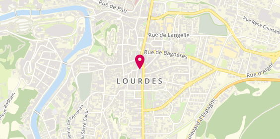 Plan de L'Antidote, 24 place Marcadal, 65100 Lourdes