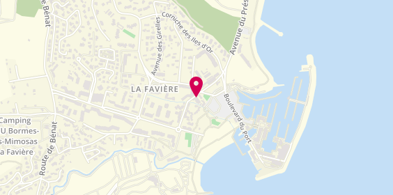 Plan de Le petit resto du Cigalou, Boulevard du Front de Mer, 83230 Bormes-les-Mimosas