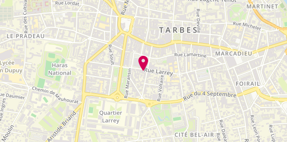 Plan de A Link To The Vape, 42 Rue Larrey, 65000 Tarbes