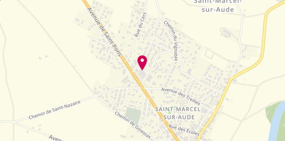 Plan de L'vap, avenue de Saint-Pons, 11120 Saint-Marcel-sur-Aude