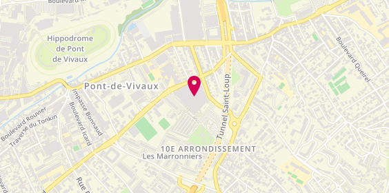 Plan de Vapizzy, Centre Commercial Auchan Saint Loup (Rdc
57 Boulevard Romain Rolland, 13010 Marseille