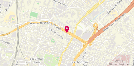 Plan de E-Vape Corner, 110 Avenue Alexandre Fleming, 13004 Marseille