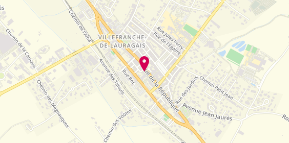 Plan de Maison de Presse, 103 Rue de la République, 31290 Villefranche-de-Lauragais