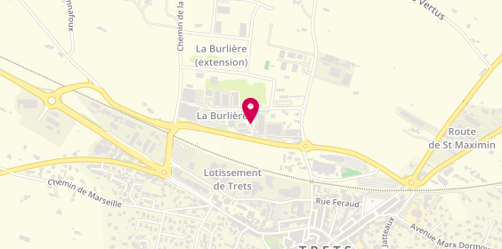 Plan de Le Cercle de L.A Vap, À Coté de Carrefour Market
Zone Artisanale la Burlière, 13530 Trets