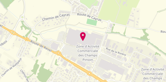 Plan de Cigusto, Centre Commercial E.leclerc
5 All. Des Champs Pinsons, 31650 Saint-Orens-de-Gameville