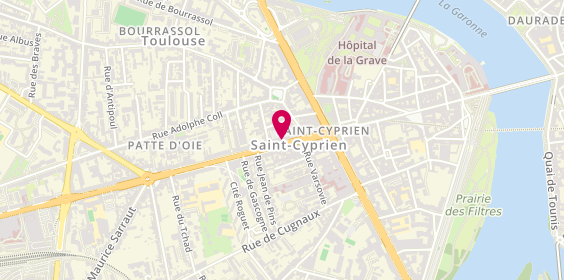 Plan de Cigaverte, 12 avenue Etienne Billières, 31300 Toulouse