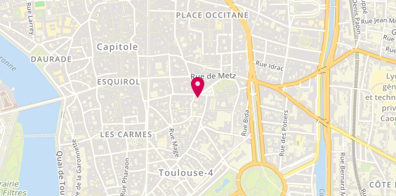 Plan de L'Encre et la Plume, 6 place Saint-Étienne, 31000 Toulouse