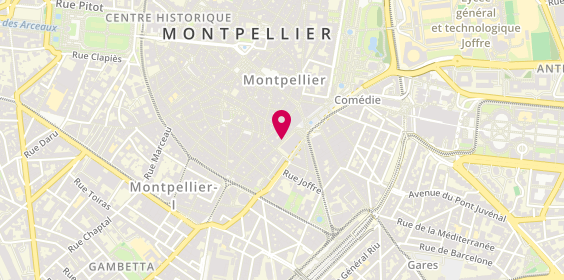 Plan de Vapostore Montpellier - Cigarette Electronique & E-Liquide - 34000, 6 Rue des Étuves, 34000 Montpellier