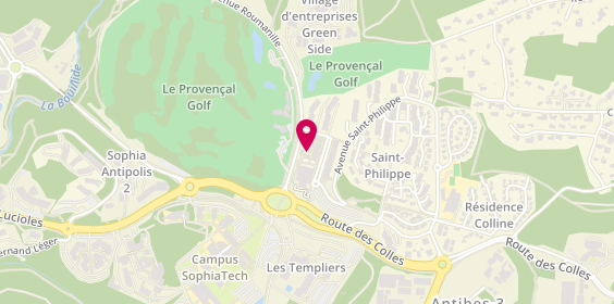 Plan de JWell Sophia Antipolis, Espace Saint Philippe Face A la Pharmacie
200 avenue Roumanille, 06410 Biot