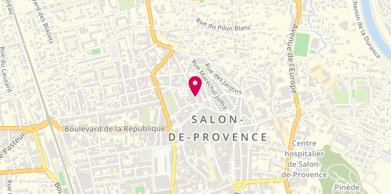 Plan de Nicotech, 26 Rue des Frères J. & R. Kennedy, 13300 Salon-de-Provence