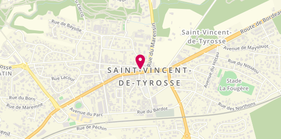 Plan de Cigatine, 14 avenue Nationale, 40230 Saint-Vincent-de-Tyrosse