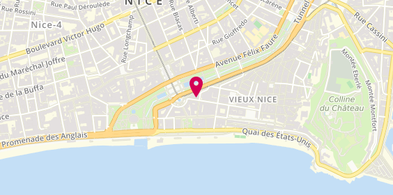Plan de Clopa Cabana Vieux Nice - Vape Shop, 4 Rue Alexandre Mari, 06300 Nice
