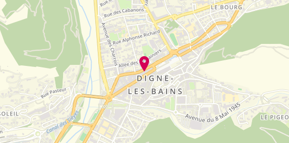 Plan de Cig'concept, 61 Boulevard Gassendi, 04000 Digne-les-Bains