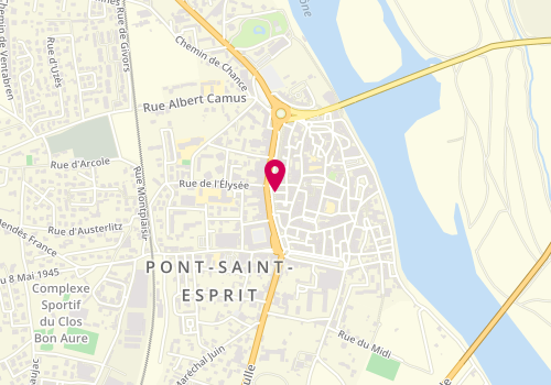 Plan de Edenvap, 8 Rue des 3 Journées, 30130 Pont-Saint-Esprit