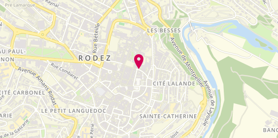 Plan de Arsène Valentin, 5 Rue Aristide Briand, 12000 Rodez