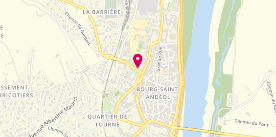 Plan de Vap Gourmande, 8 avenue Félix Chalamel, 07700 Bourg-Saint-Andéol