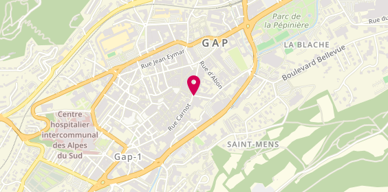 Plan de Mod And Vap - Cigarette Electronique Gap, 29 Rue Carnot, 05000 Gap