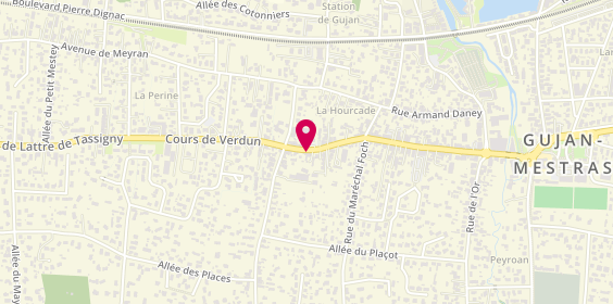 Plan de WIEGANT Stéphane Laëtitia, 95 Cours Verdun, 33470 Gujan-Mestras