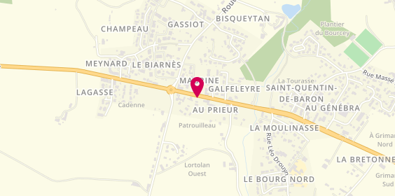 Plan de L’ère de la vape, 30 Route de l'Entre 2 Mers, 33750 Saint-Quentin-de-Baron