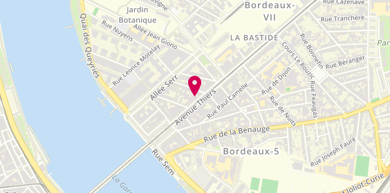 Plan de Le Vaporium, 36 avenue Thiers, 33100 Bordeaux