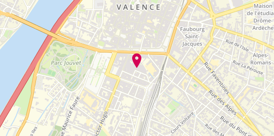 Plan de Vapostore, 17 avenue Victor Hugo, 26000 Valence