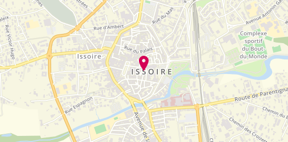Plan de Vap'Extreme Store Issoire, 36 Rue Saint-Antoine, 63500 Issoire