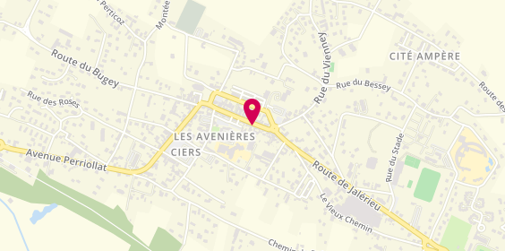Plan de A Toutes Vapeurs, 34 grande Rue de Ciers, 38630 Les Avenières-Veyrins-Thuellin