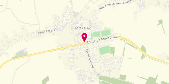 Plan de Le Marceau, 12 Route de Montbron, 16600 Mornac