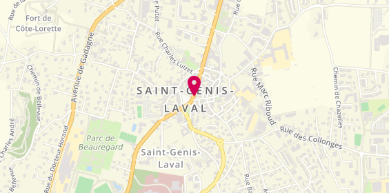 Plan de Le Clémenceau, 107 avenue Georges Clemenceau, 69230 Saint-Genis-Laval