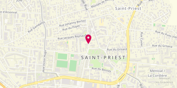 Plan de J Well, 7 Boulevard Francois Reymond, 69800 Saint-Priest