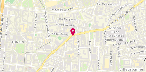 Plan de Le Galline, 38 avenue Roger Salengro, 69100 Villeurbanne