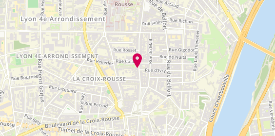 Plan de Vapostore, 21 grande Rue de la Croix-Rousse, 69004 Lyon