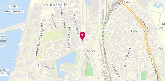 Plan de Neovapo cigarette electronique, e-liquide, CBD la Rochelle minimes, 8 avenue Jean Monnet, 17000 La Rochelle
