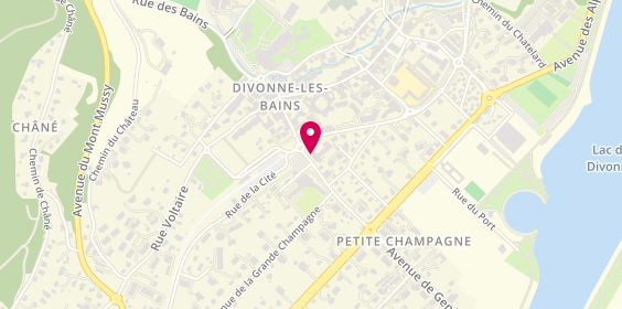 Plan de Maison de la Presse, 185 avenue de Genève, 01220 Divonne-les-Bains