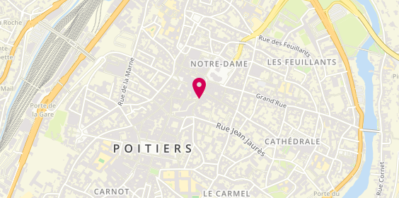 Plan de Le Royaume des Vapoteurs, 25 Rue du Marché Notre Dame, 86000 Poitiers