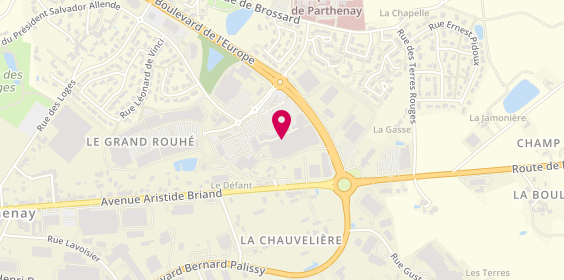 Plan de Clopinette, Centre Commercial Leclerc
Rue Léonard de Vinci, 79200 Parthenay