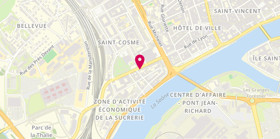 Plan de Daze Vapor House Chalon-sur-Saône, 31 grande Rue Saint-Cosme, 71100 Chalon-sur-Saône