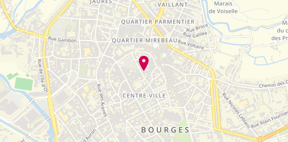 Plan de Neovapo cigarette electronique, e-liquide, CBD Bourges, 30 Rue Coursarlon, 18000 Bourges