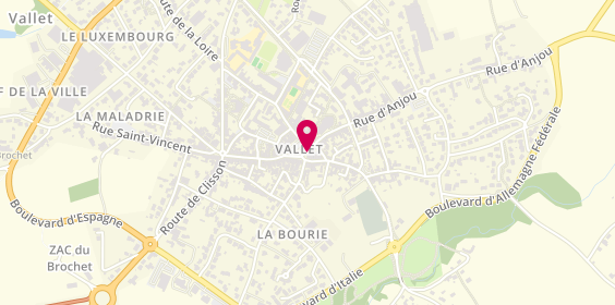 Plan de Vap'access, 2 place Charles de Gaulle, 44330 Vallet