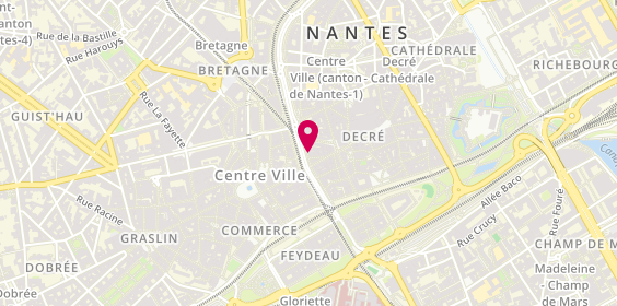 Plan de Nao'smoke, 2 allée Penthièvre, 44000 Nantes