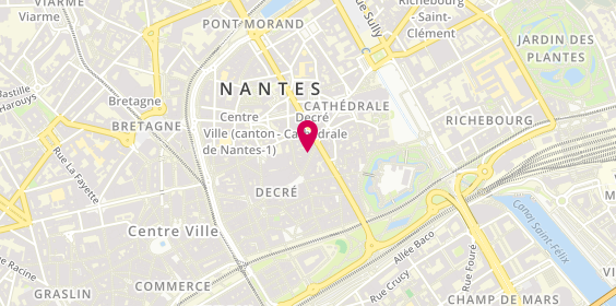 Plan de Yes Store Nantes cigarettes électroniques, 20 Rue de Verdun, 44000 Nantes