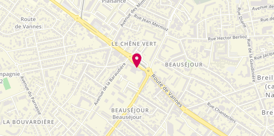 Plan de Oui Clope, 145 Route de Vannes, 44800 Saint-Herblain