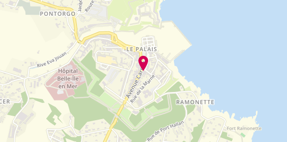 Plan de L'îlot Vap', 10 Bis avenue Carnot, 56360 Le Palais