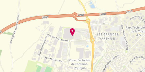 Plan de Infinitevap, Rue des Prés Potets, 21121 Fontaine-lès-Dijon