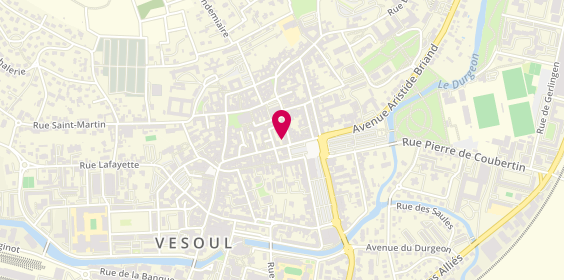 Plan de Vapo'lux, 45 Rue Georges Genoux, 70000 Vesoul