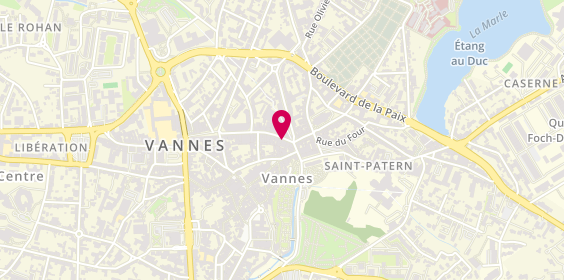 Plan de Le Petit Vapoteur Store, 42 Rue du Mené, 56000 Vannes
