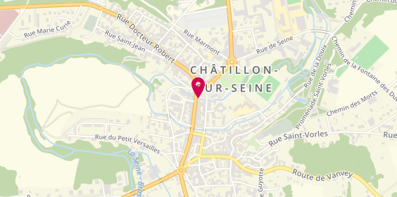Plan de La Civette Vap', 3 Rue Ma de Lattre de Tassigny, 21400 Châtillon-sur-Seine