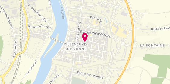 Plan de La Boite A Cigare, 9 Rue du Commerce, 89500 Villeneuve-sur-Yonne